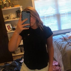 abercrombie kids navy blue t shirt